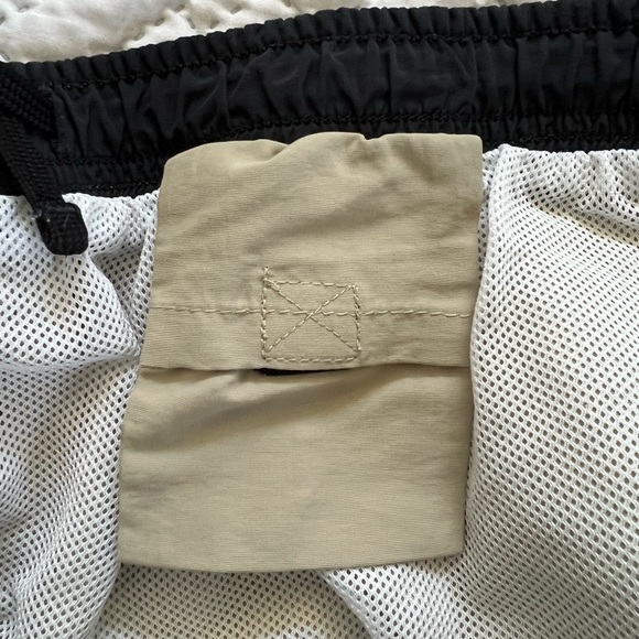 LL Bean Men’s Khaki Lined Drawstring Nylon Swim Water Trunks with Pockets XL. - Picture 9 of 9